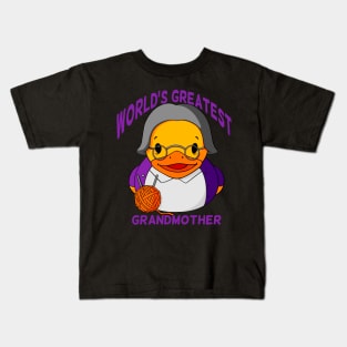 World’s Greatest Grandmother Rubber Duck Kids T-Shirt